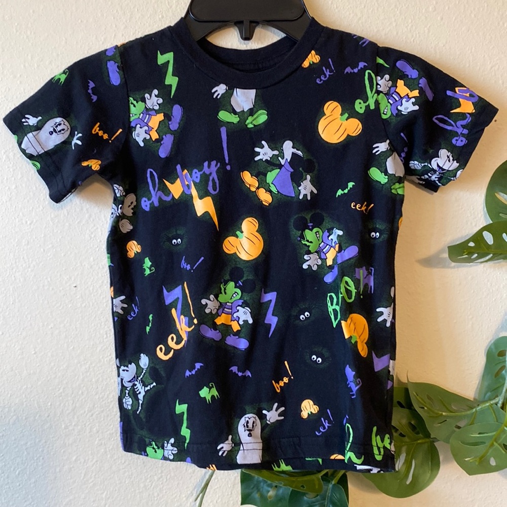 Micky Halloween glow shirt boys